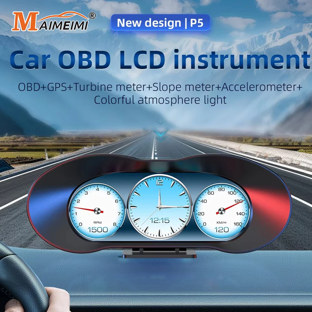OBD2+GPS Car Head-U…