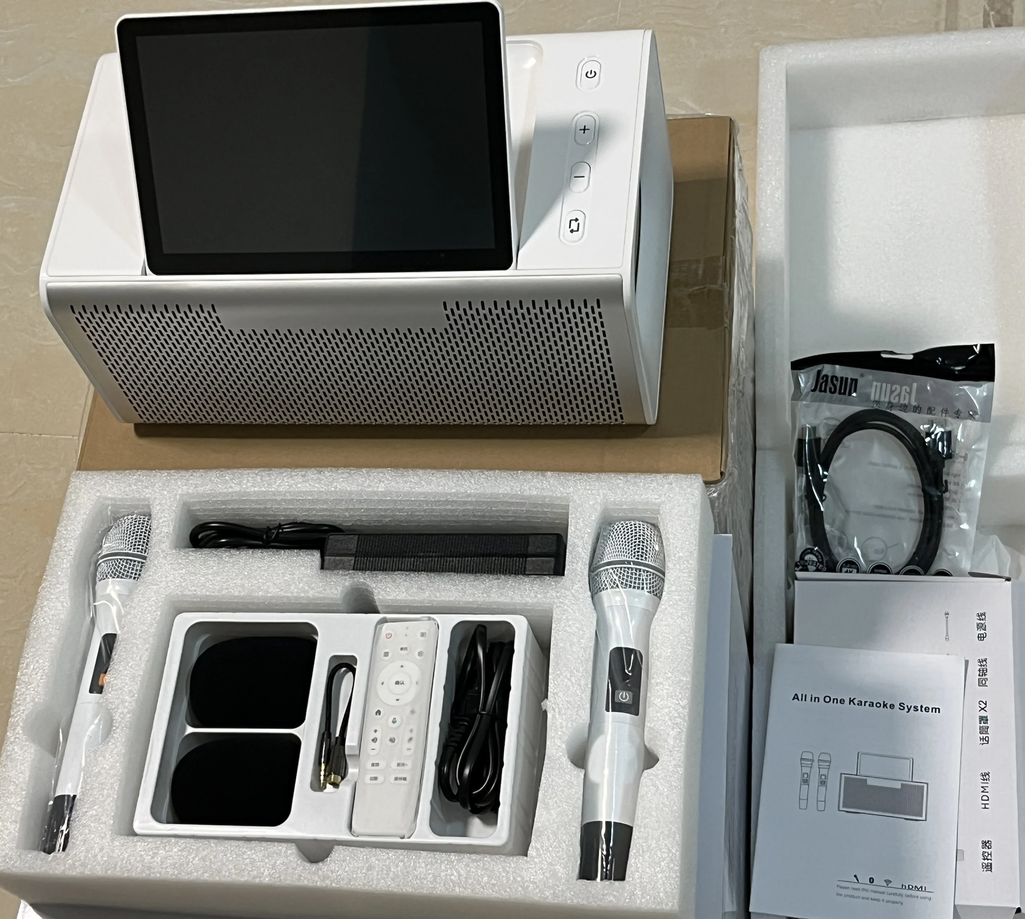 

2026 Professional All-in-One Android Karaoke System Wireless Touch Screen Sound & Song Jukebox for KTV Audio Sound Equipment