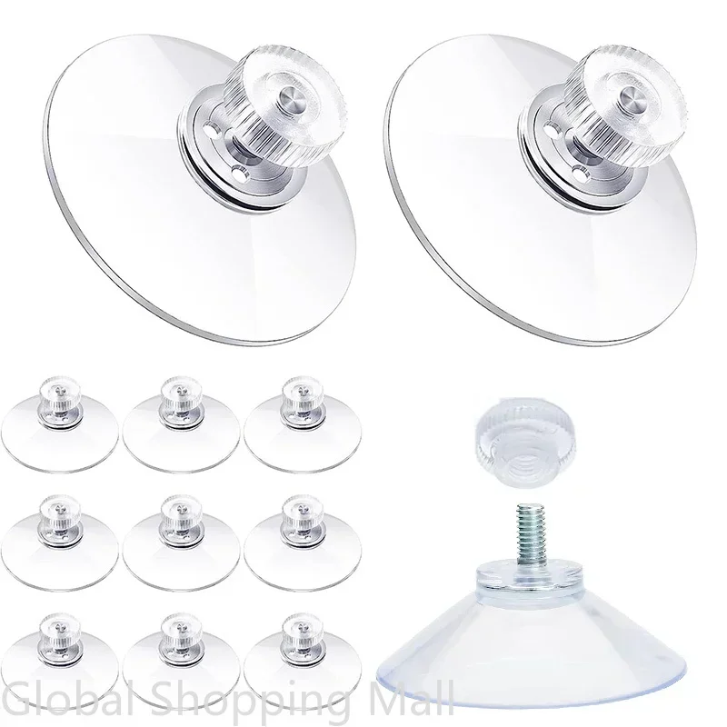 5/10 Stuks Clear Zuignappen Pvc Vacuüm Zuignap Houder Plastic Zuignappen Met Schroeven Voor Badkamer Keukens kantoren