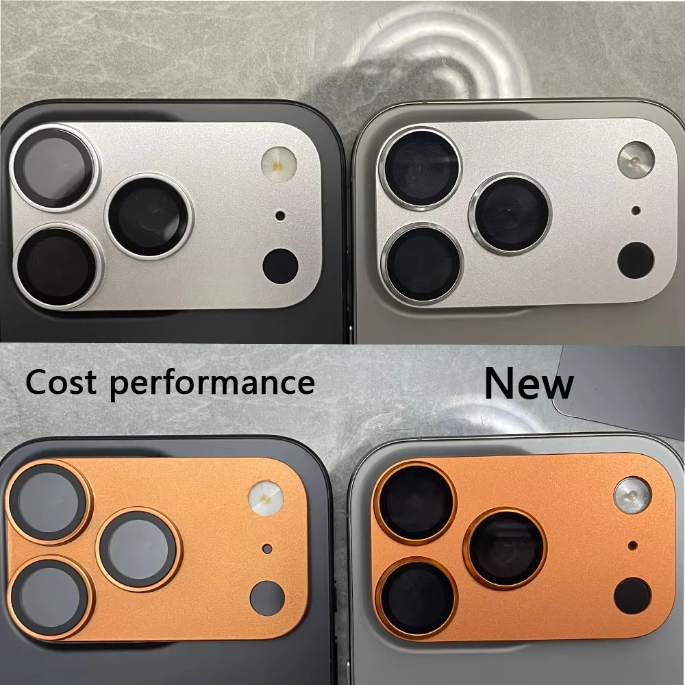 1PCS Protective Film for iPhone 17 Pro Max/iPhone 17 Pro/17 Air Full Coverage Ultra-Thin Camera Lens Protector Metal Frame New