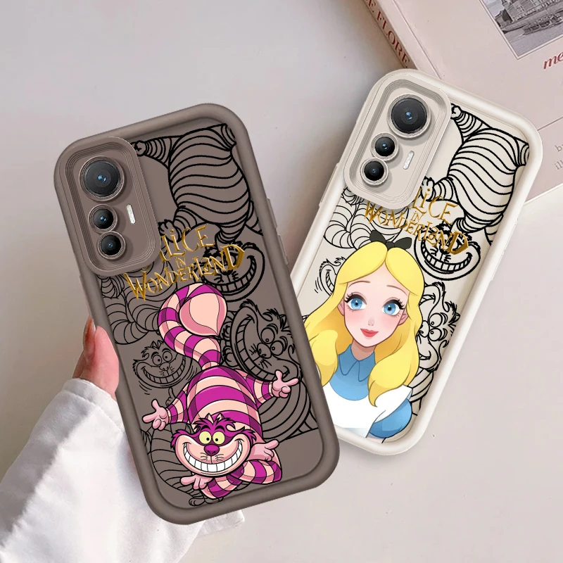 

Disney Alice In Wonderland Art Eye Ladder For Xiaomi MI 14 12T 11 Lite Poco M3 X5 X4 F5 F4 F3 F2 GT Pro 5G Funda Phone Case