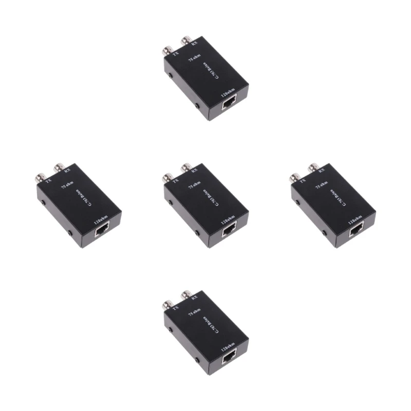 

Передатчик BNC-RJ45 G703 Коаксиальный преобразователь сигнала с медным валом 75 Ом на сопротивление 120 Ом 25UB