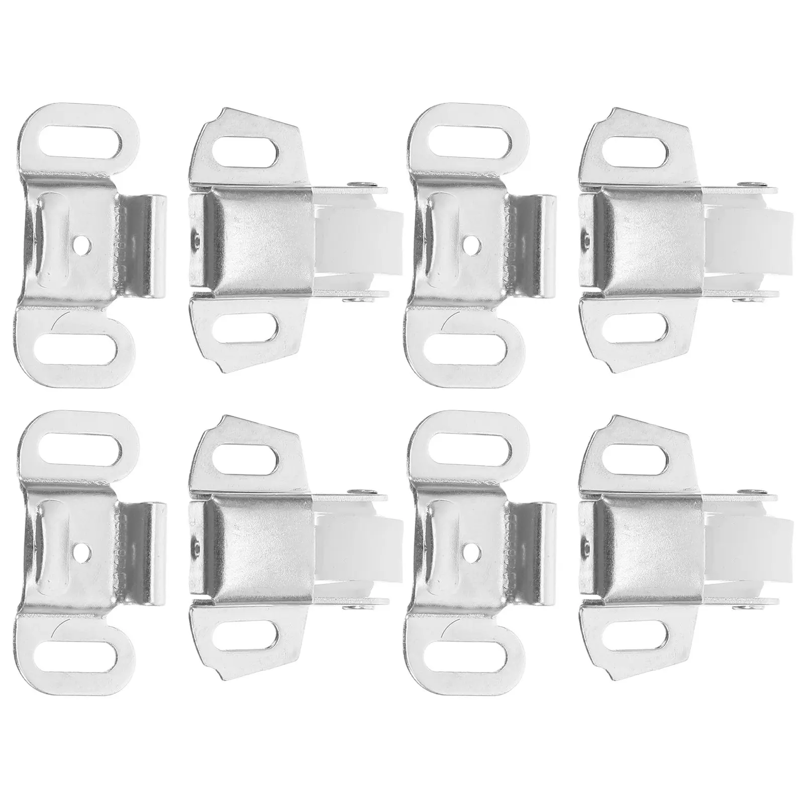 

4 Sets Component Door Latch for Catch Replacement Stoppers Iron Cabinet Mailbox Versatile Installation Secure