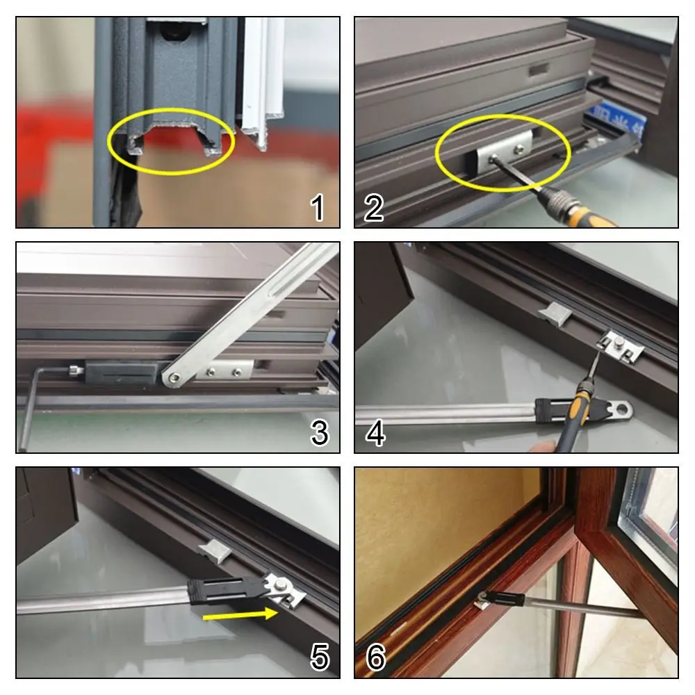 Stainless Steel Windproof Gusset Fixed Children Safety Lock Window Limiter Angle Controller Window Support