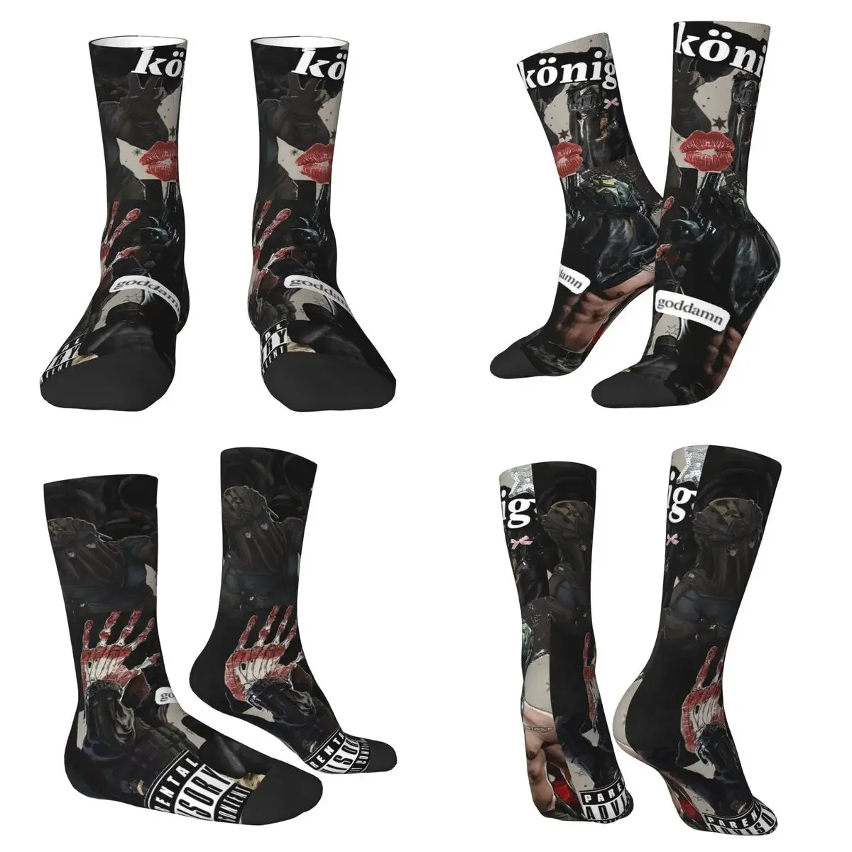 

Носки Konig Socks Harajuku, высококачественные носки на все сезоны, длинные носки унисекс, подарки на День святого Валентина