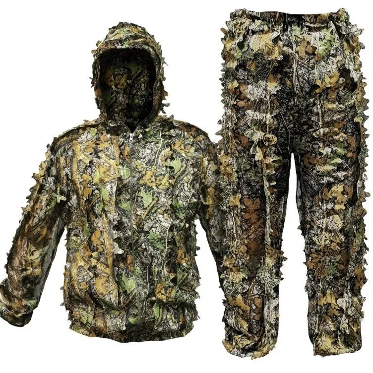 Maple Leaf Geely Suit 3D Bionic Outdoor Camouflage Suit