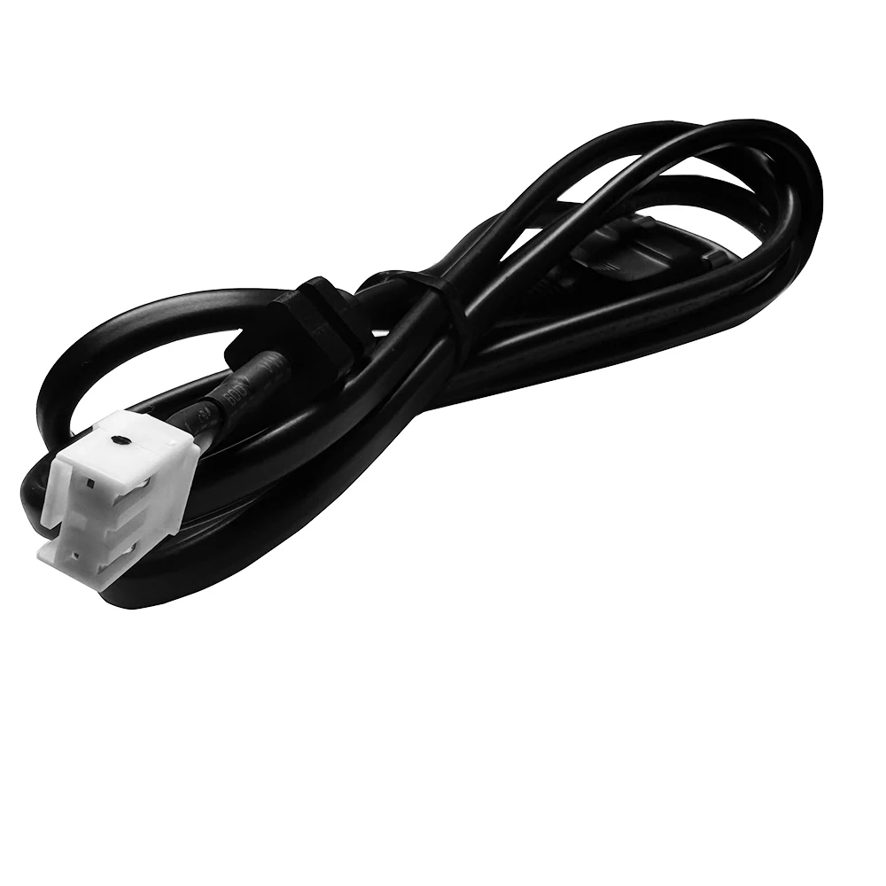 Eu Power Cord Internal Euro European AC Power Cable with Terminal Tip for TV HDTV DIY Power Cord Replacement 1.5M