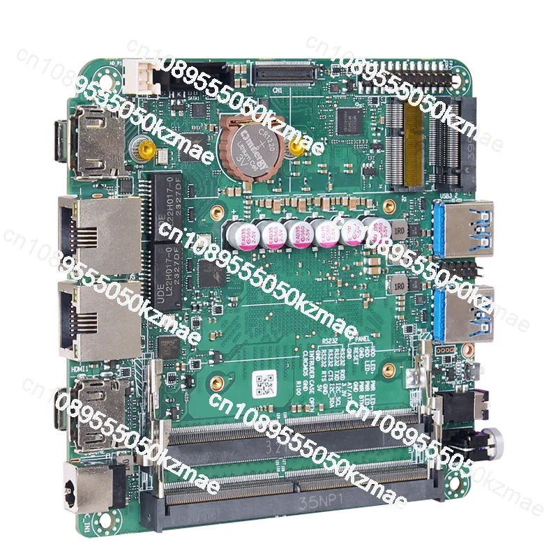 Industrial Mini ITX main board with AMD Ryzen 6000/7000 APU: 10x10cm form factor, dual LAN, dual HDMI 2.0 and USB4 Type-C