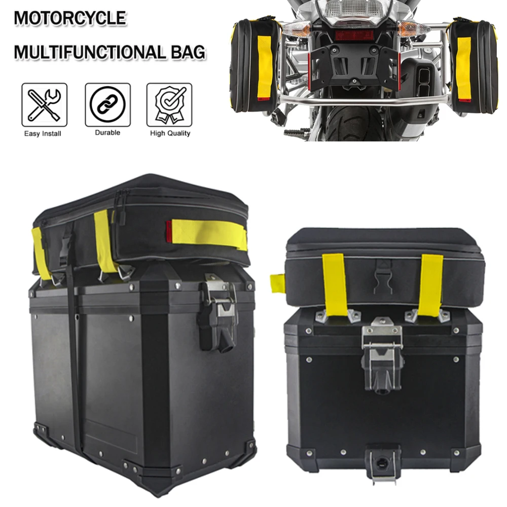 

Motorcycle Travel Top Case Bag Panniers Luggage Saddlebags For R1200GS R1250GS LC Adventure F800 F750 F850 GS ADV For TRK502