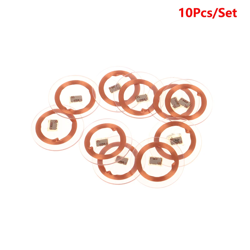 GEN2 CUID Android-app MCT Wijzig blok 0 Verwisselbare UID Herschrijfbare 25 mm koperen spoel Transparante muntkaart NFC 13,56 MHZ 1K S50