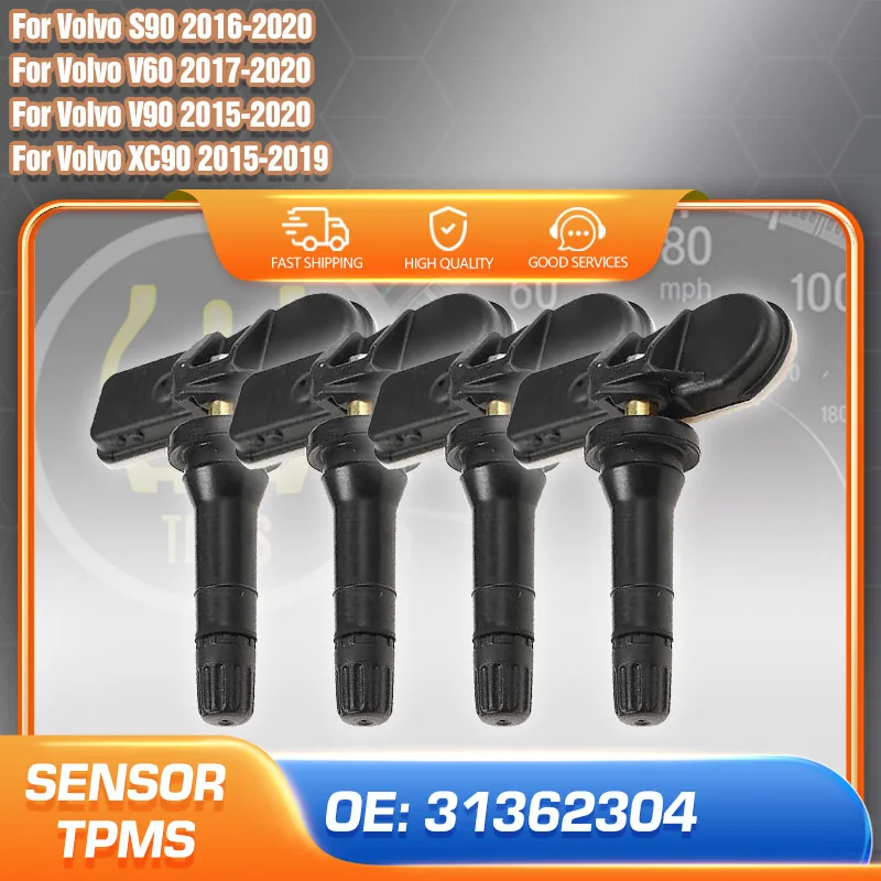 

1/4PCS Car TPMS Sensor For Volvo S60 S90 Volvo XC90 Volvo V60 V90 Tire Pressure Monitoring System Sensor Parts 31362304 50662193