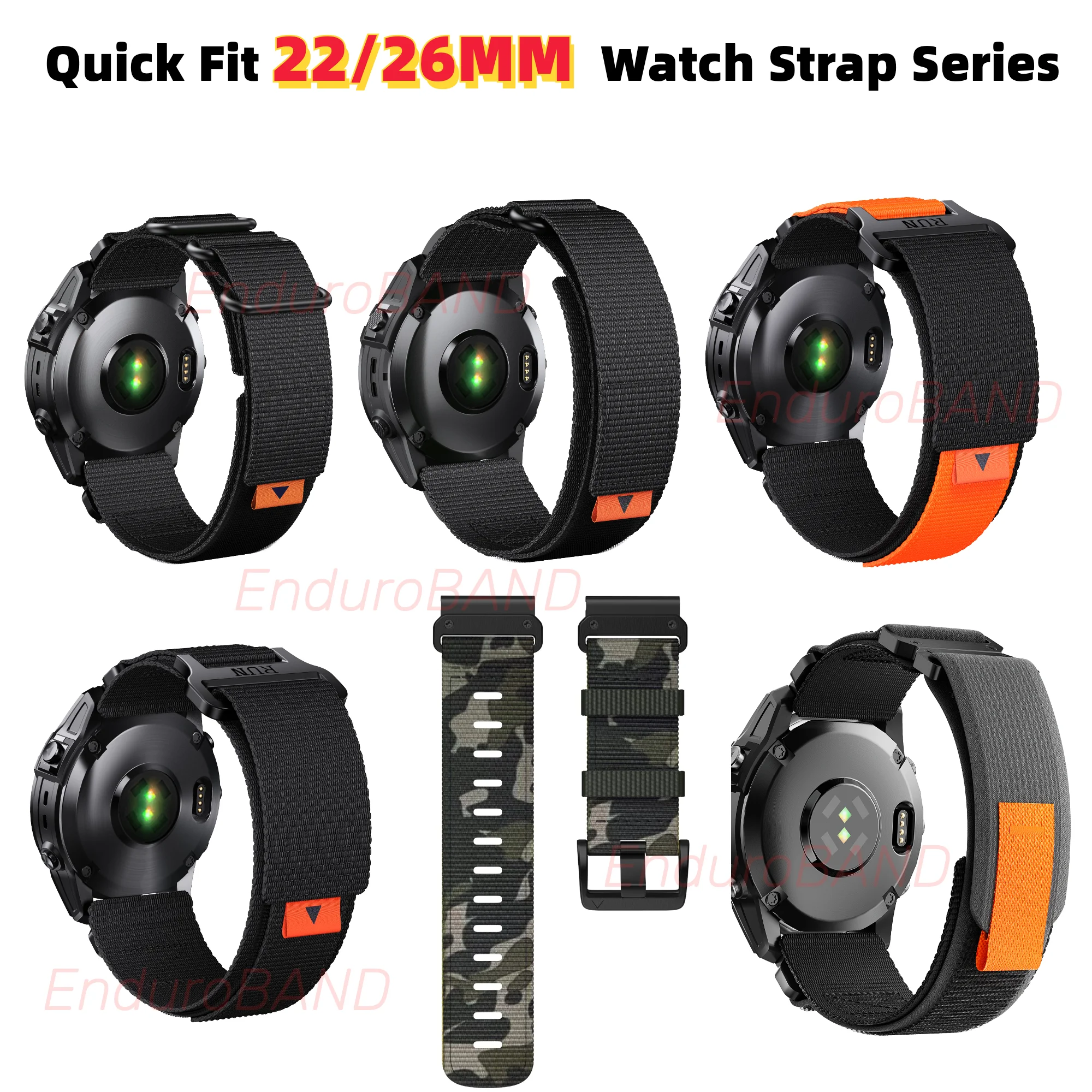 

Quick Fit 22mm 26mm Strap for Garmin, for Fenix 5 Fenix 6 Fenix 7, for Forerunner 965 955 935, for Garmin S60|S62 | Instinct 2X