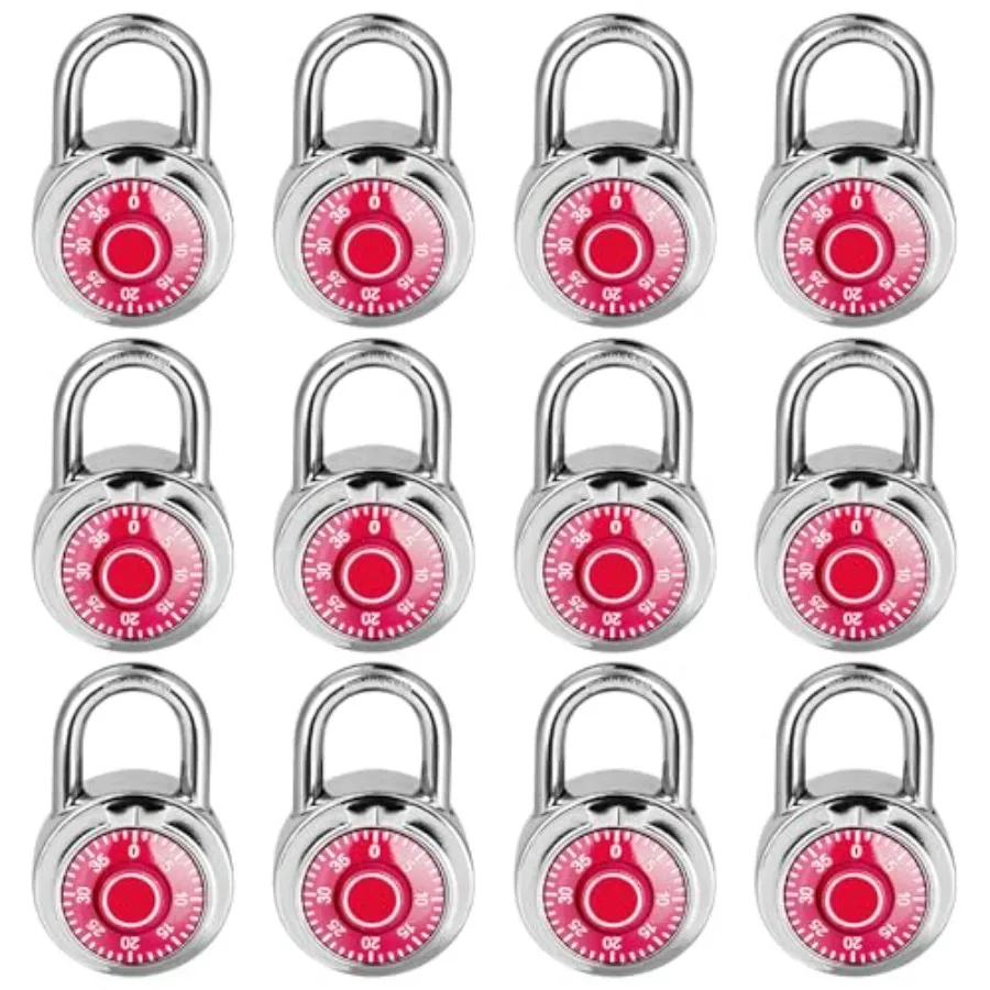 

Combination Lock, Standard Dial Combination Lock, of;Turnplate, 2 in. Wide, Fixed Three Digital Combination, for School, Gym an