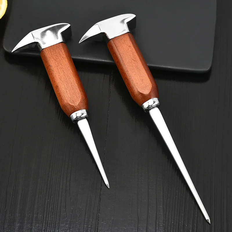 Bar Ice Pick Chisel Short Long Needle Single Point Ice Punch Tool for Bartender Cocktail Drink Mixing Bar Craft Supply