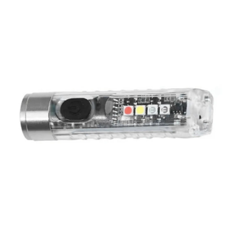 Imagem -03 - Lanternas Led Recarregáveis Portáteis Super Bright Mini Chaveiro Lanterna Zoomable