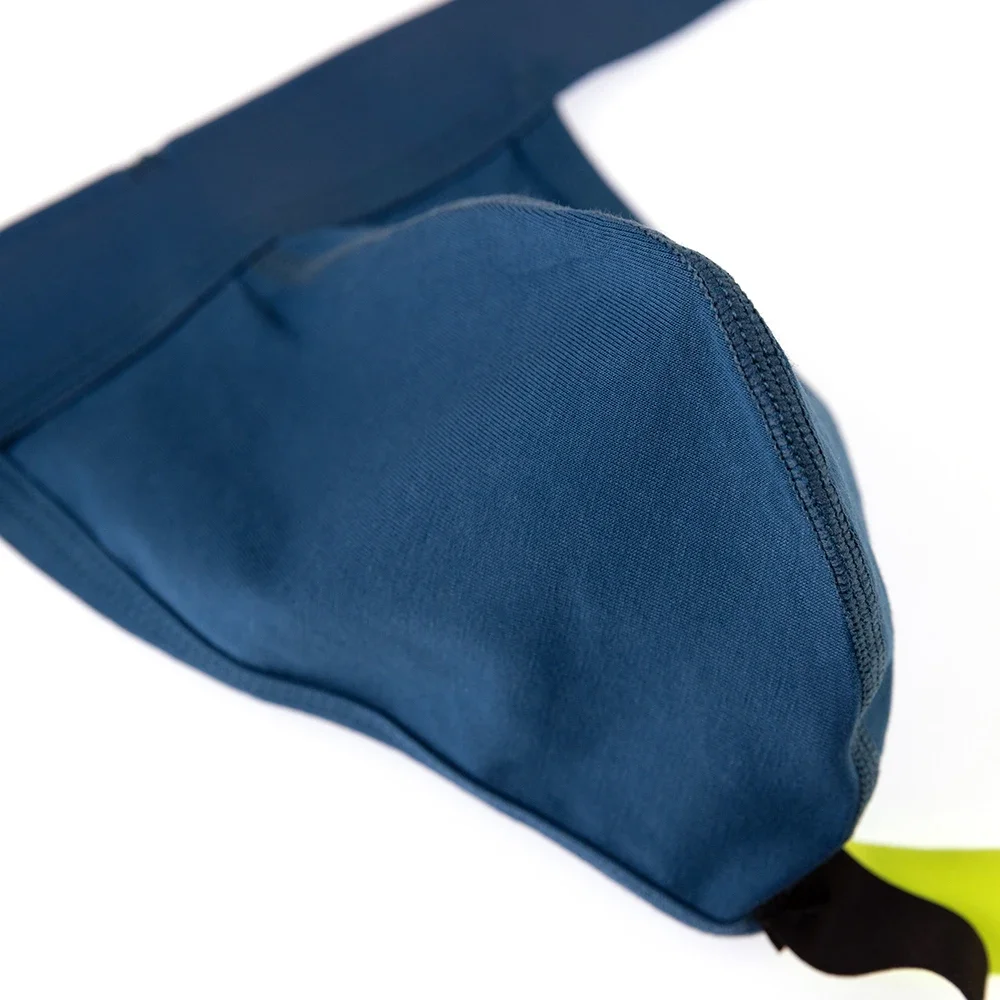 رجل منخفضة الارتفاع حزام رياضي القطن المرقعة ثونغ لينة تنفس مفتوحة الظهر U محدب مثير الملابس الداخلية للرجال #5