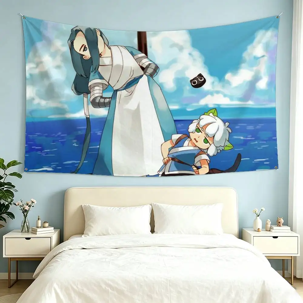 Anime T-The Legend of Hei  Flags for Bedrooms Home Decor Items Outdoor Decors Garage Decoration Flaga
