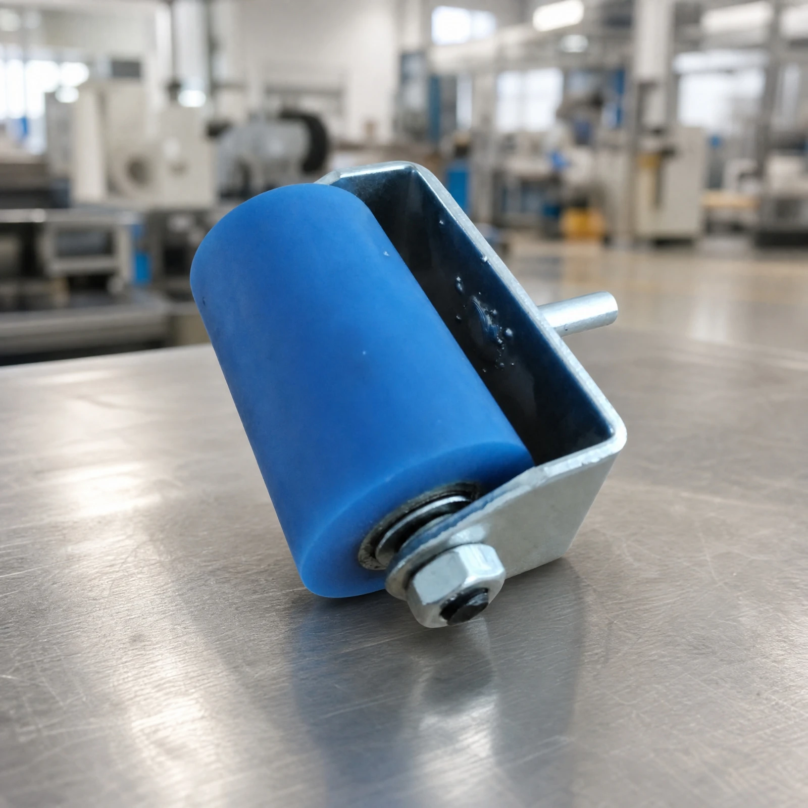 Machine Component Smooth Silicone-Coated Roller for Woodworkers, Film Covering Applications