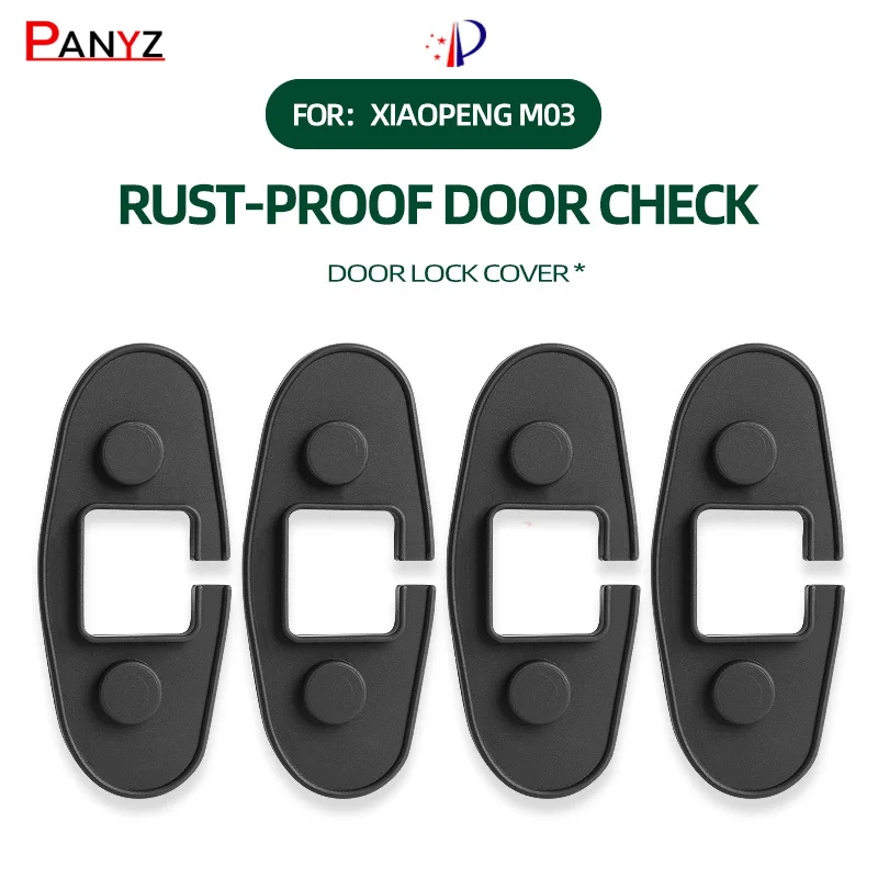 

For XIAOPENG MO3 Door Limiter ABS Protection Cover Door Lock Buckle Cover Modification Model Silicone Door Arrester Pads