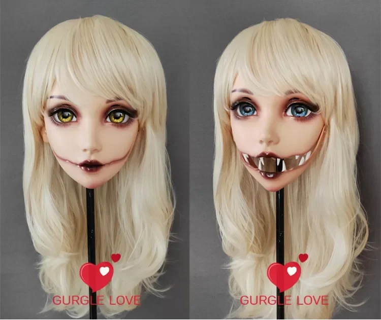 

(NEW-151) Female Snake Scary Realistic Silicone Masks Halloween Party BJD Baby Doll Crossdress Japan Kigurumi Mask Anime Cosplay