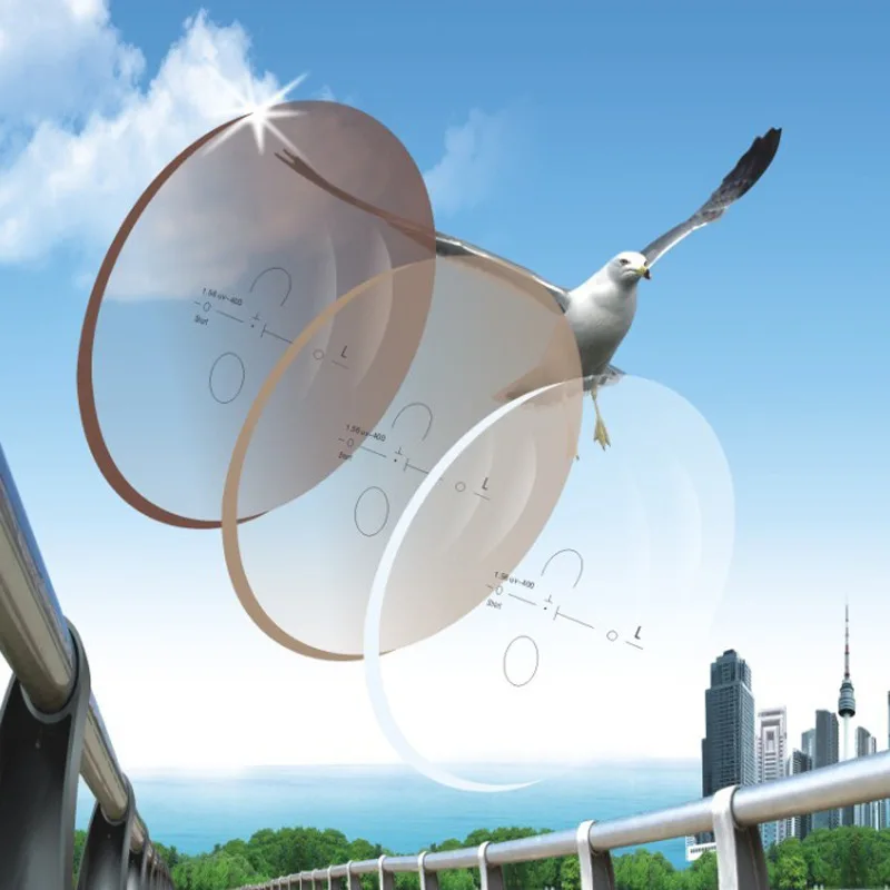 color-changing-progressive-multifocal-lenses-non-prescription-gray-brown-smar-zoom-myopia-resin-presbyopic-lenses