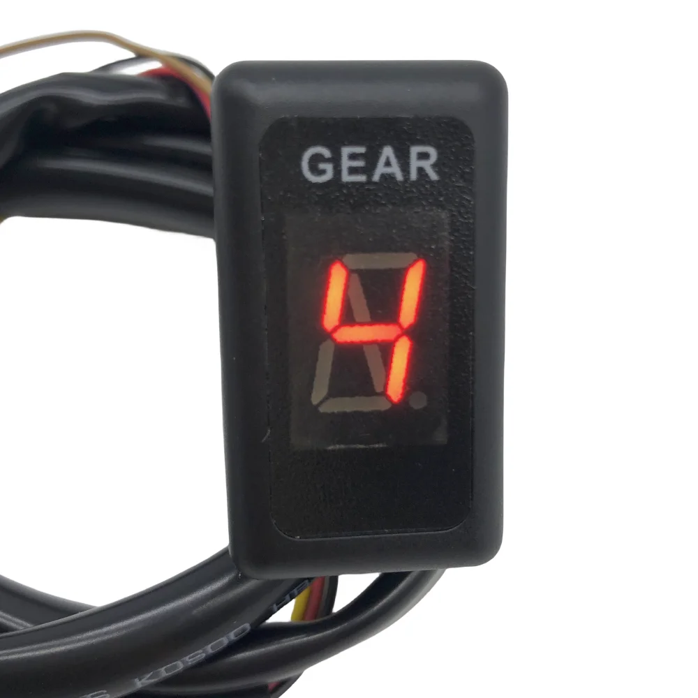 Motorcycle Digital Display Led Motocross Off-Road Moto Light Neutral Gear Indicator Monitor