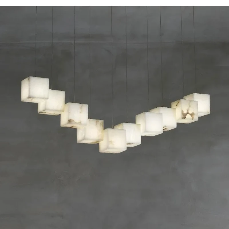 Moderne dimmbare Pendelleuchte für Wohnzimmer, Küche, Einrichtung, Treppenhaus, Kronleuchter, klassische Beleuchtung, Aufhängung, Design, Heimdesign