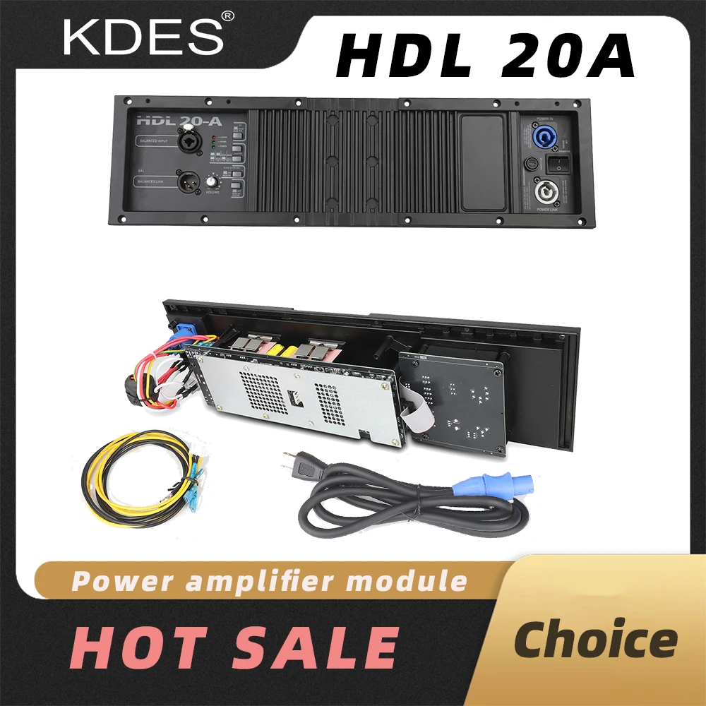 

KDES HDL20A DSP Professional Class D Digital Amplifier Module 700W Power amplifier module Line Array Speaker Stage Amplifier