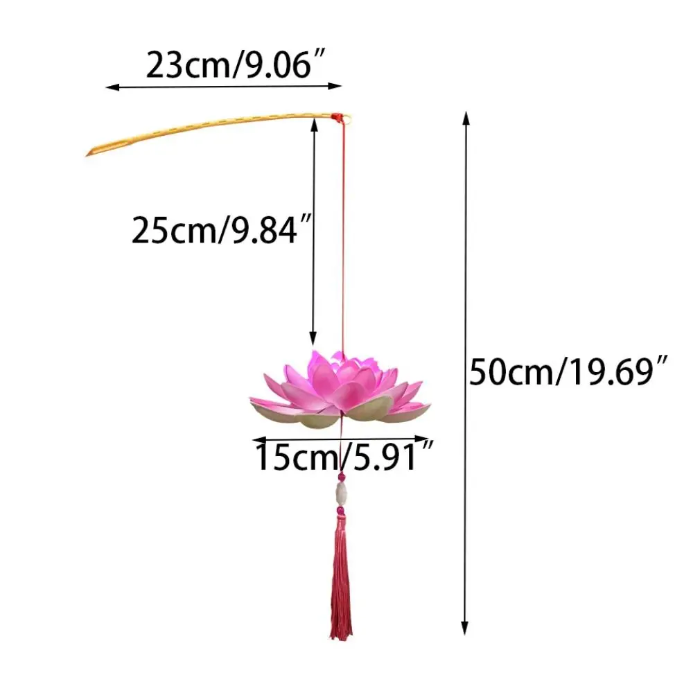 Artykuły na przyjęcia przenośne kwiatowe lampiony urocze świecące lotosowe latarka LED lotosu świąteczny lampion latarnia w połowie jesieni
