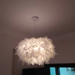 Lampadario a sospensione a LED con piume Mordern per soggiorno, camera da letto, ristorante, soffitto, lampada a sospensione, illuminazione per interni