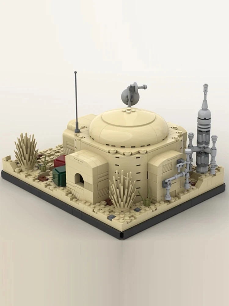 New Space series Owen Lars\' Home on Tatooine MOC-50144 Architecture Toys Building Blocks Bricks Children Xmas Kid Gift