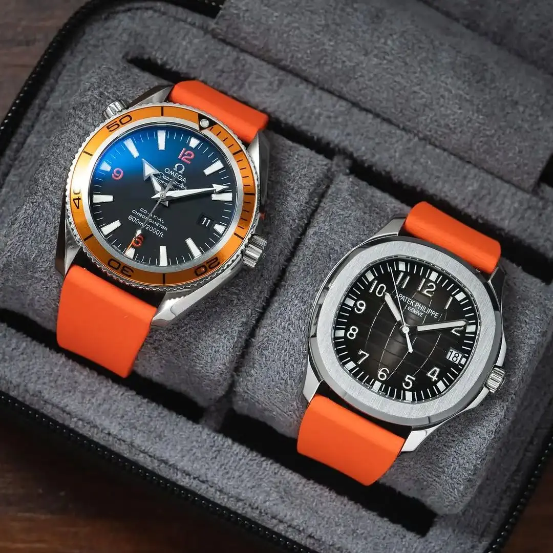 يصلح ل باتيك فيليب جنيف أوميغا Globemaster 18 19 20 21 22 مللي متر FKM ساعات مطاطية حزام مع مشبك نشر ساعة CTS