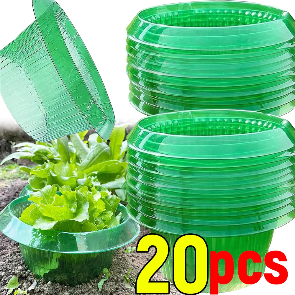 5-20pcs Anti Snail Slug Collars Reusable Plant Protection Covers For Vegetables Farm Yard Garden Daily Application