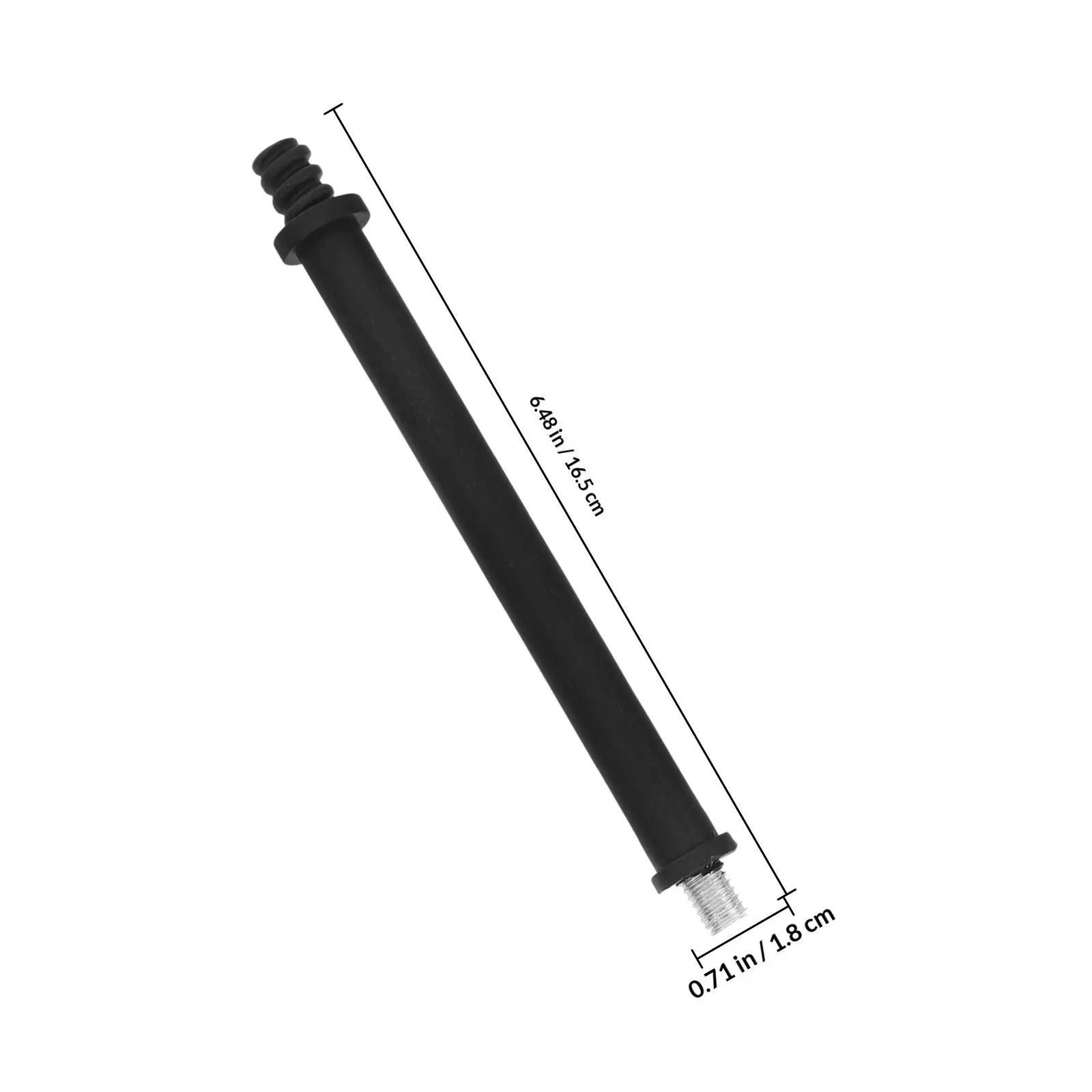 2Pcs Toilet Brush Handle Replacement Versatile Bathroom Tool Strong Non Deformable Iron Plastic Handle for Toilet Brush