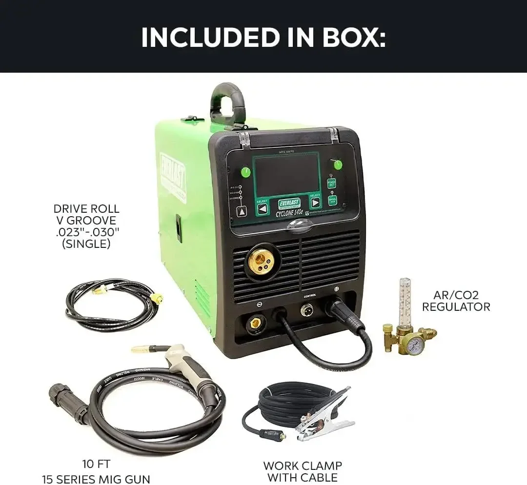 Cyclone 140E MIG Welder 110 volts FLUX Core capable 140 AMP