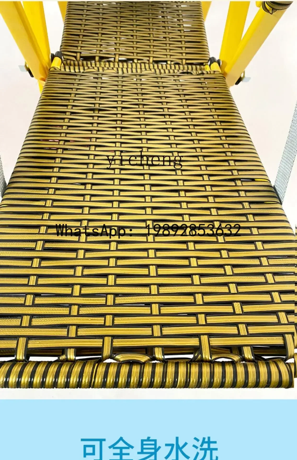 AB الخيزران الروطان عربة طفل خفيفة الوزن تقليد الروطان عربة طفل مستلق طوي الخيزران كرسي الروطان