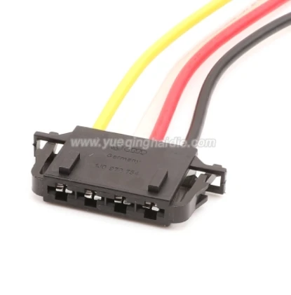 4 Pin 6.3 Series Female and Male 1J0972754 Auto Manual Blower Resistance Wiring Socket AC Assembly For VW Tiguan Audi Skoda Sagi