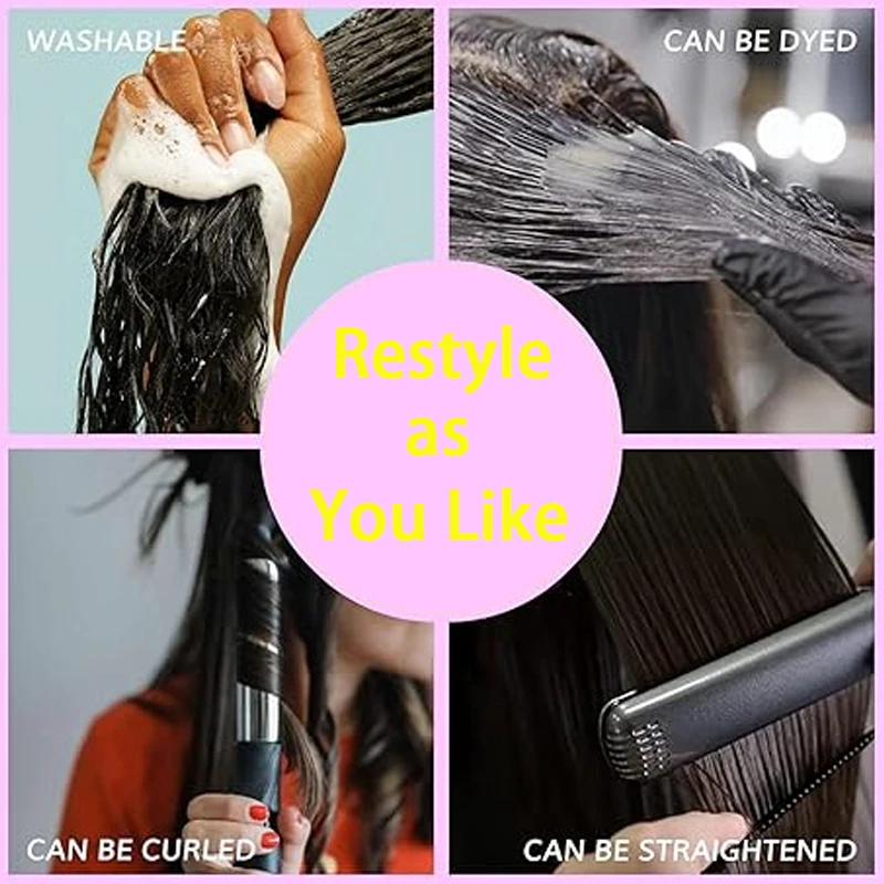 Invisible Seamless Clip Ins Bone Straight Human Hair Unprocessed Raw Hair PU Weft Extensions Full Head 7Pcs/Set Clip on Hair