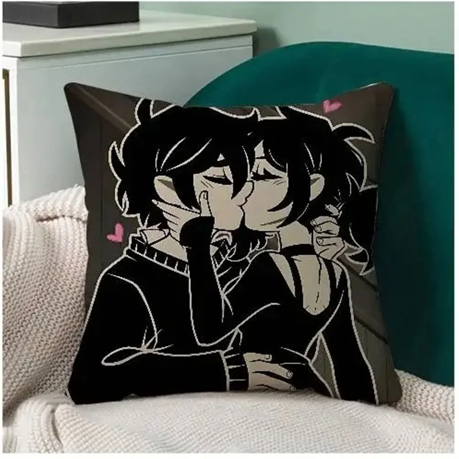 H-The Coffin Of Andy And Leyley-S Pillow Case Throw Pillow Cover Nordic Vintage Style Cushion Covers Home Sofa Couch Seat Decor