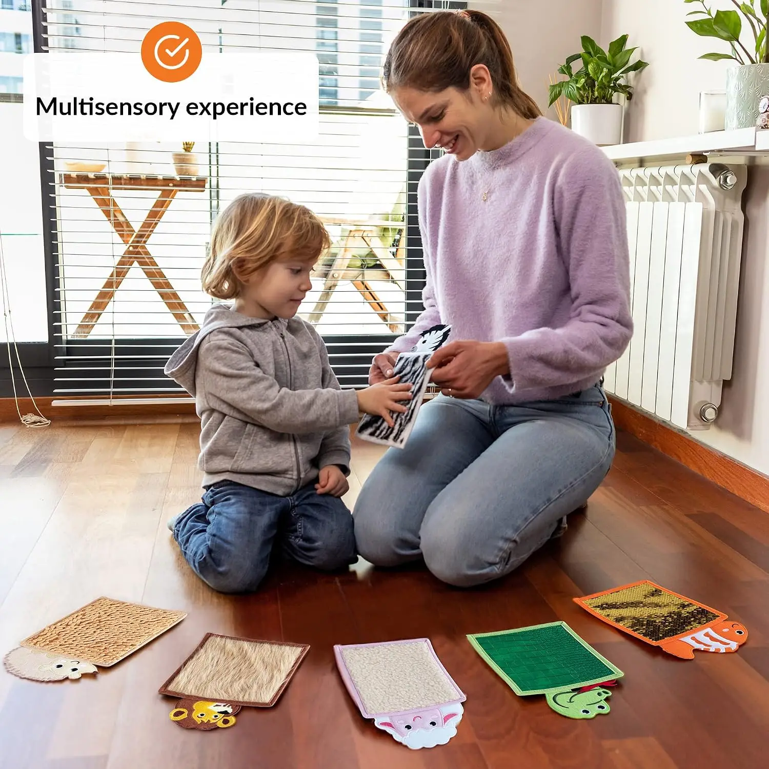 Sensory Mats for Autistic Children|Sensory Tiles for Kids|Wall Panel | Animals | Sensory Toys | Room Equipment