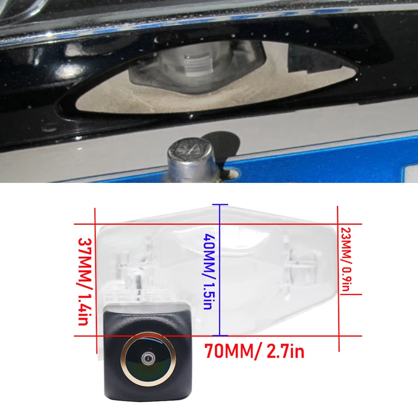 1080P 170° FishEye Vehicle Rear View Camera For Honda CRV CR-V HRV HR-V Jazz GK5 FIT Mobilio Pilot MR-V FR-V HD Night Vision