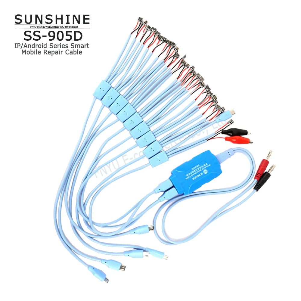 สมาร์ท Boot สาย SUNSHINE SS-905D สำหรับ Android IPHONE 6 7 8 XS สูงสุด11 12 13 Pro 3-ซ่อมสายสำหรับโทรศัพท์รักษาเครื่องมือ