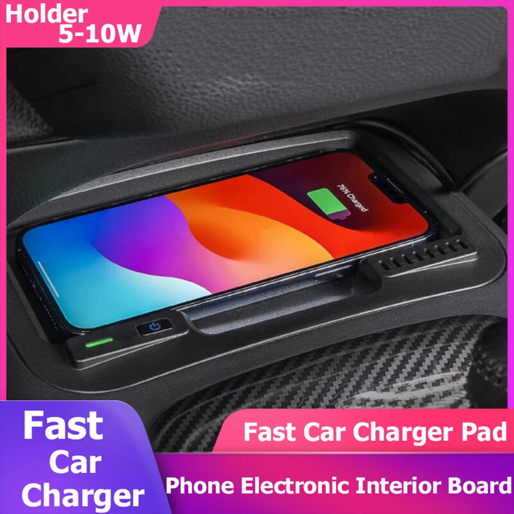 15w Holder Adapter Car For Toyota Corolla Levin 2019-2024 Plate Accessories Wireless Charging Center Console Interface Charger