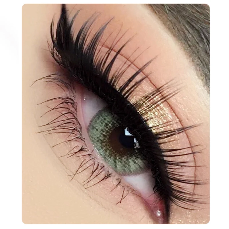 1 กล่อง/10 คู่ธรรมชาติ DD mink Eyelash Extensions ธรรมชาติรัสเซีย Cluster Eyelash แต่งหน้าเครื่องมือขายส่ง Cilia