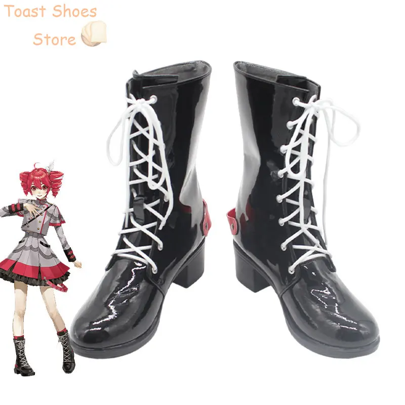 

Teto Cosplay Shoes Halloween Carnival Boots PU Leather Shoes Cosplay Props Costume Prop