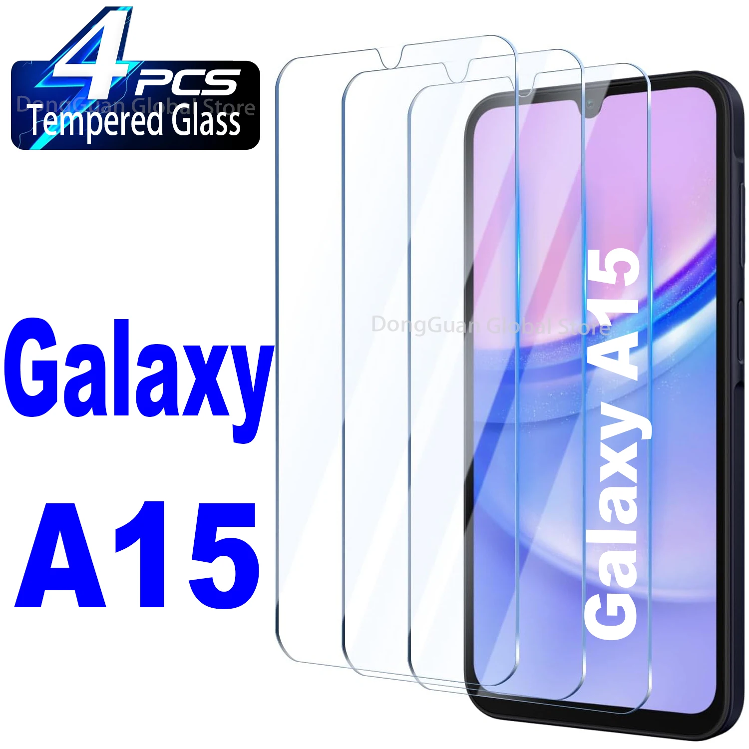 

2025 New For Samsung Galaxy A15 Screen Protector Tempered Glass