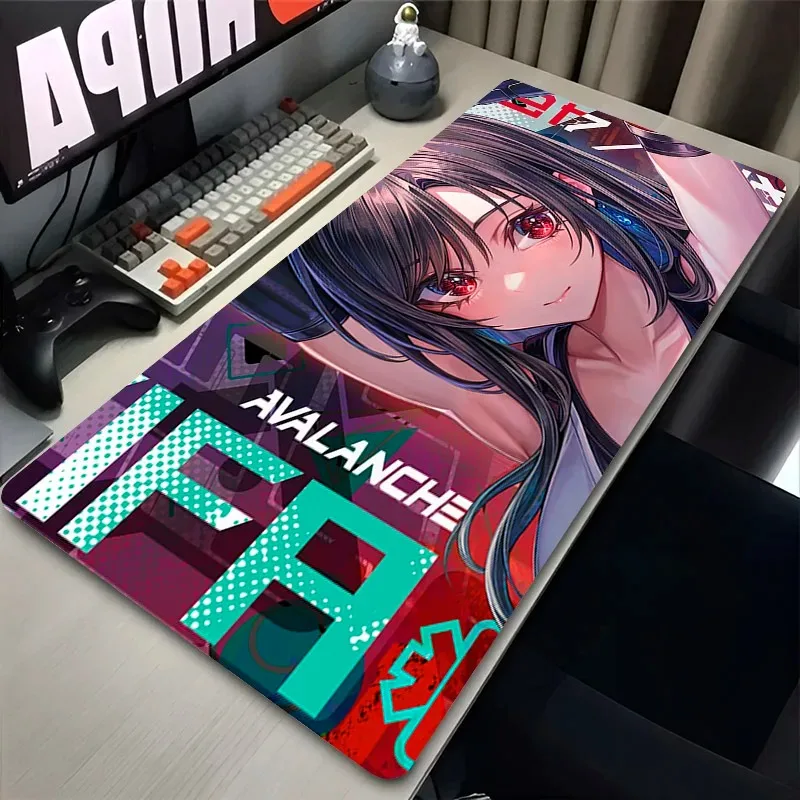 Computer Office Desk Mat Offices Accessories Anime Sexy Girls Mousepad Large Mouse Pad Cartoon Kawaii Carpet Non-Slip Laptop Pad