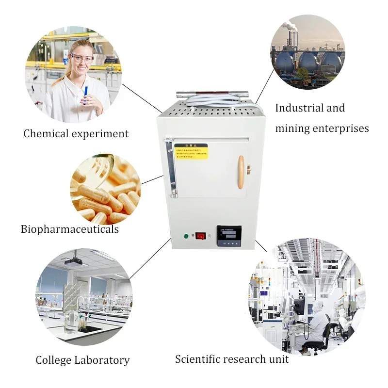 Laboratorium Tungku Meredam Serat Keramik Cerdas Tungku Listrik Kecil Tungku Tahan Dan Elemen Pemanas