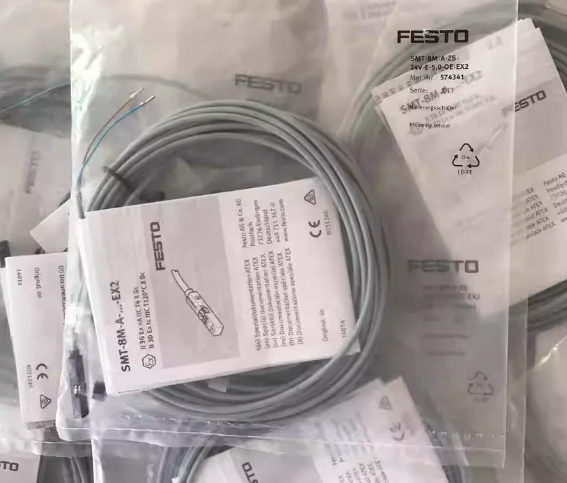 

New FESTO proximity switch SMT-8M-A-ZS-24V-E-5,0-OE-EX2 574341