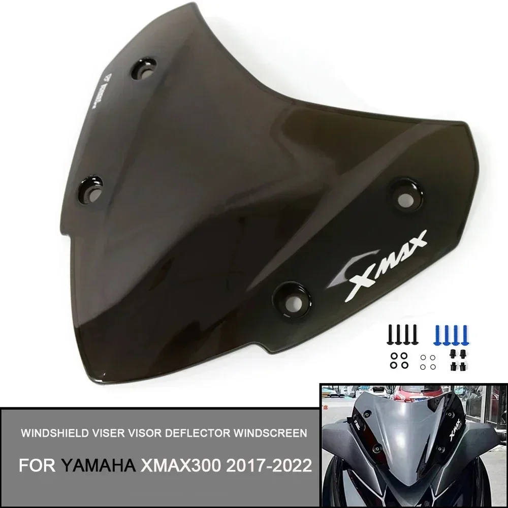 

Для YAMAHA XMAX 300 X-MAX 300 2017-2022 2021 2020 2019, спортивный козырек для лобового стекла мотоцикла, дефлектор ветрового стекла